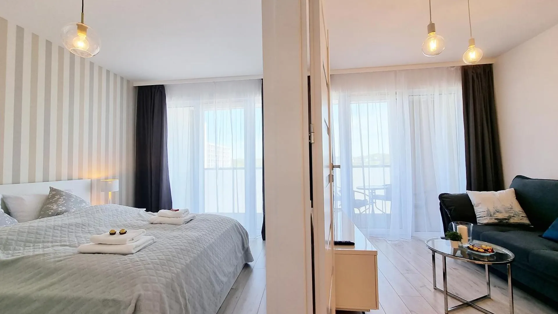 Appartement Apartament Alabaster - Basen, Sauna, Jacuzzi, Silownia, Restauracja - 365Pam Kołobrzeg